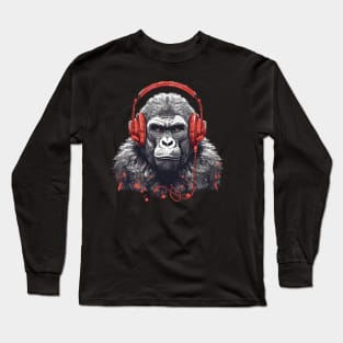 Cool Gorilla #8 Long Sleeve T-Shirt